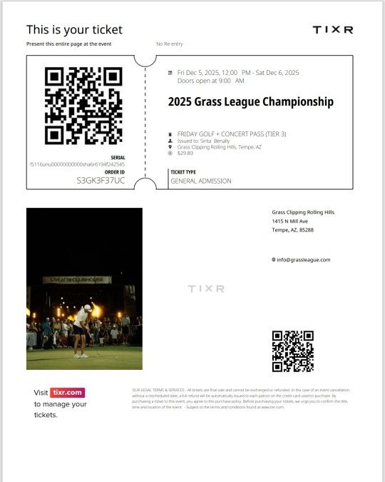 Midland Tickets Plus Golf