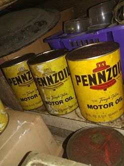 Vintage full unopened Penzoil Quart Can