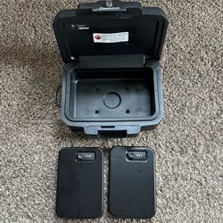 SentrySafe Fireproof Safe Box w/ Key Lock & 2 Steel Combination Lock Boxes