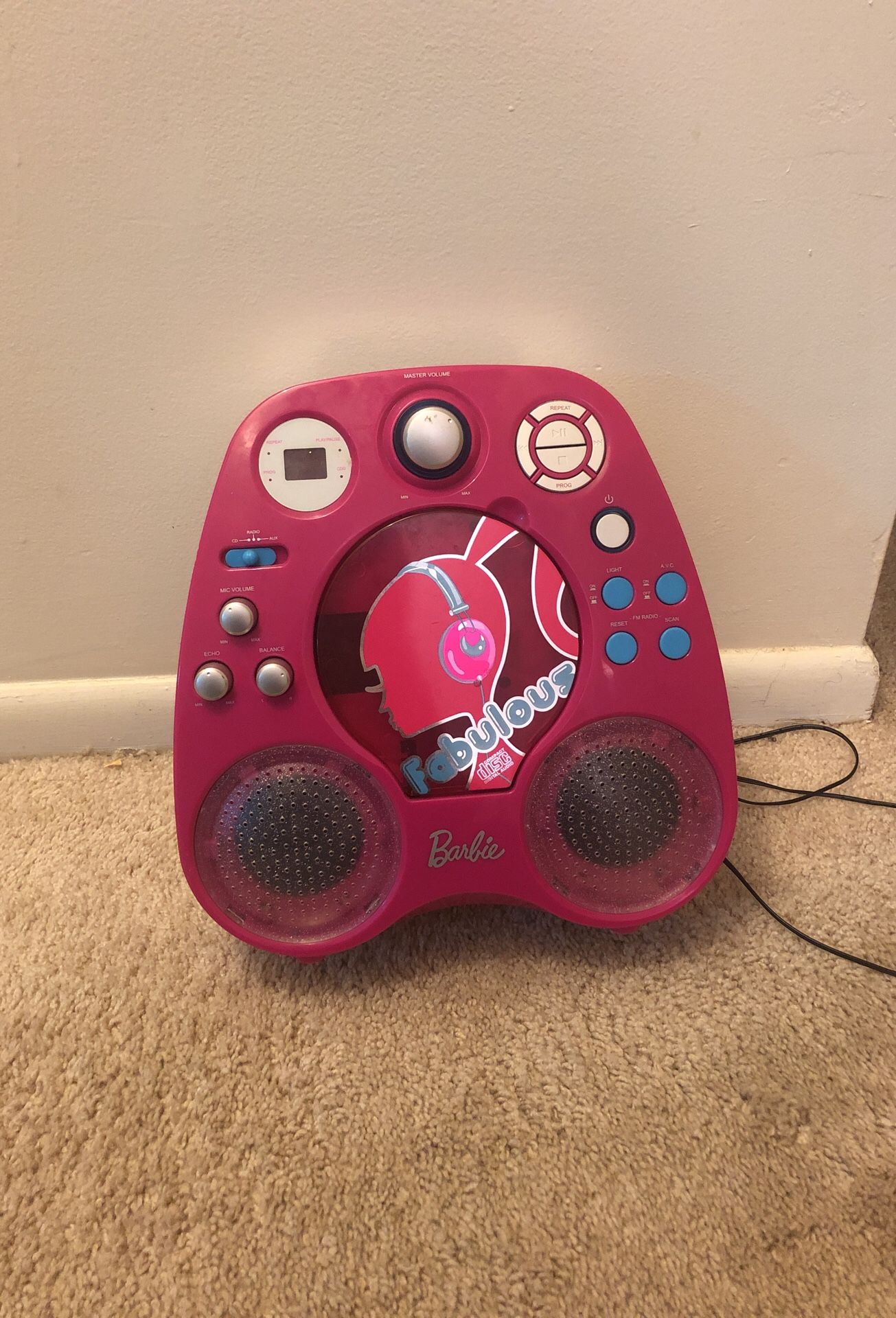 Barbie karaoke Machine