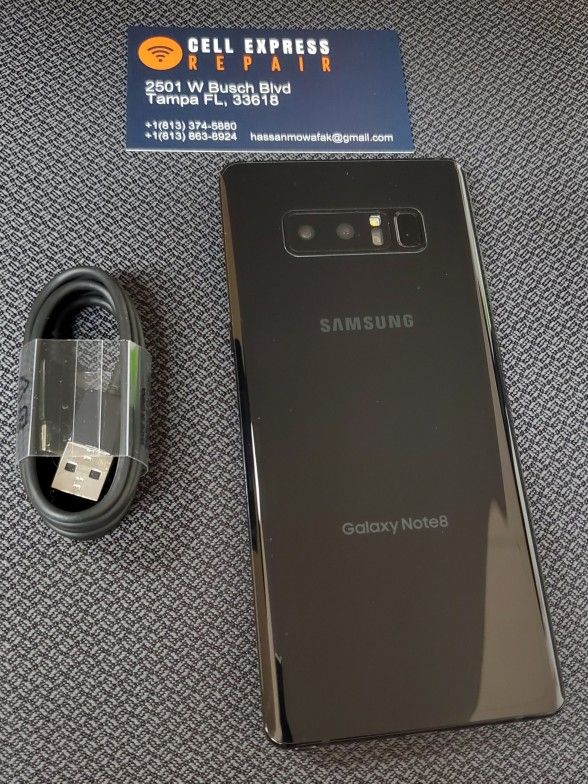 Samsung Note 8 Unlocked Like New Condition With 30 Days Warranty