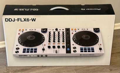 Pioneer DDJ FLX 6 W with cover new in Box