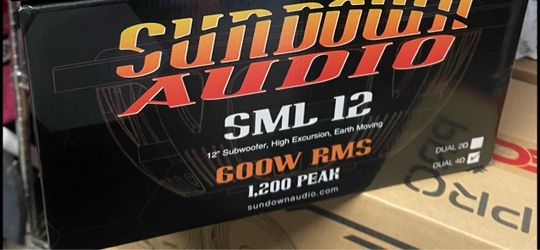 NEW 12" SUBWOOFER Sundown Audio SML-12 D4