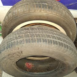 14 In. Tires and  14 X 5.4¾ Steel Rims