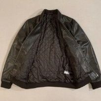 ASOS Leather Bomber Jacket Size M