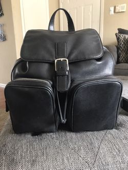 Vintage Coach Leather Backpack 