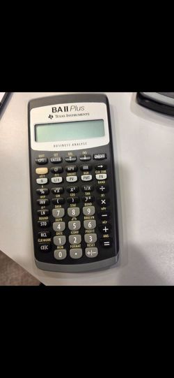 Texas Instruments BA II Plus Financial Calculator