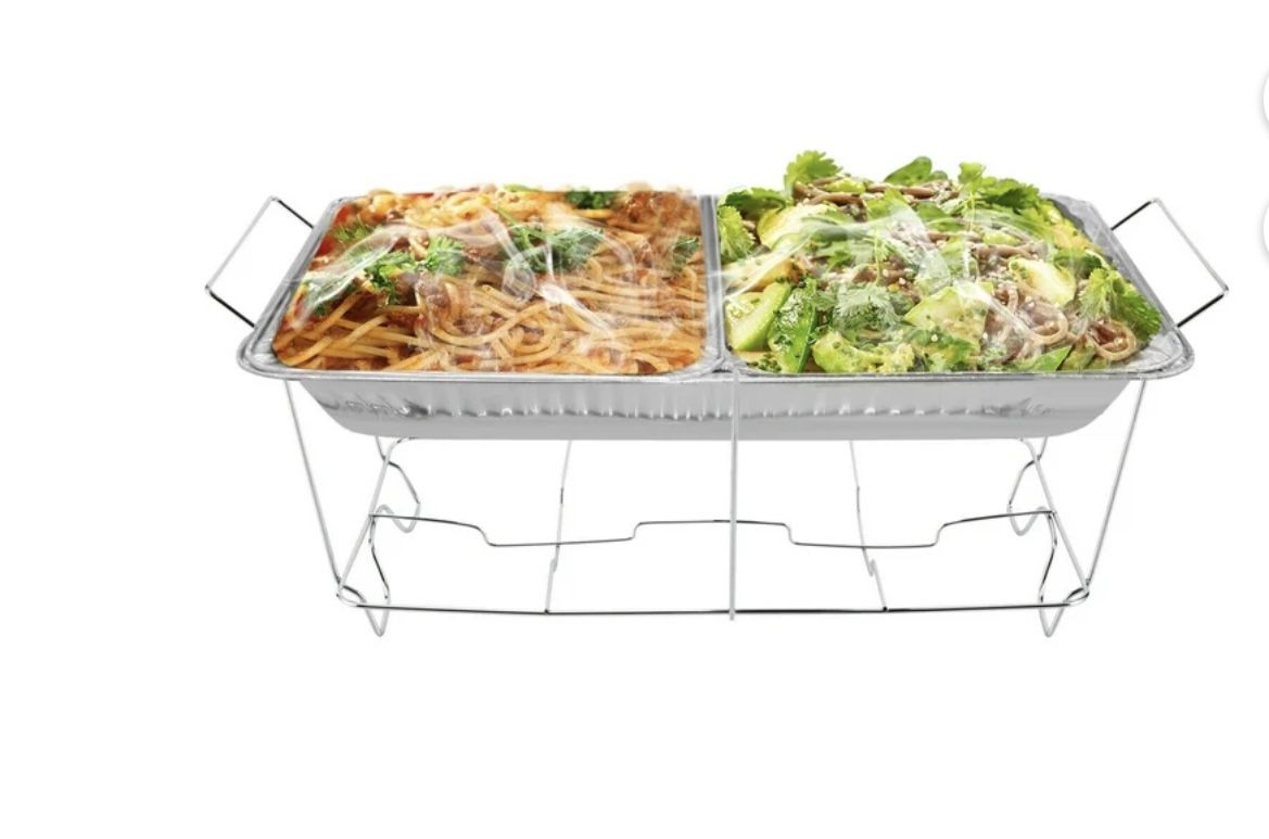 17 pcs Chafing Wire Rack - Buffet Stand Full Size Chafing Food Warmer Dish Stand