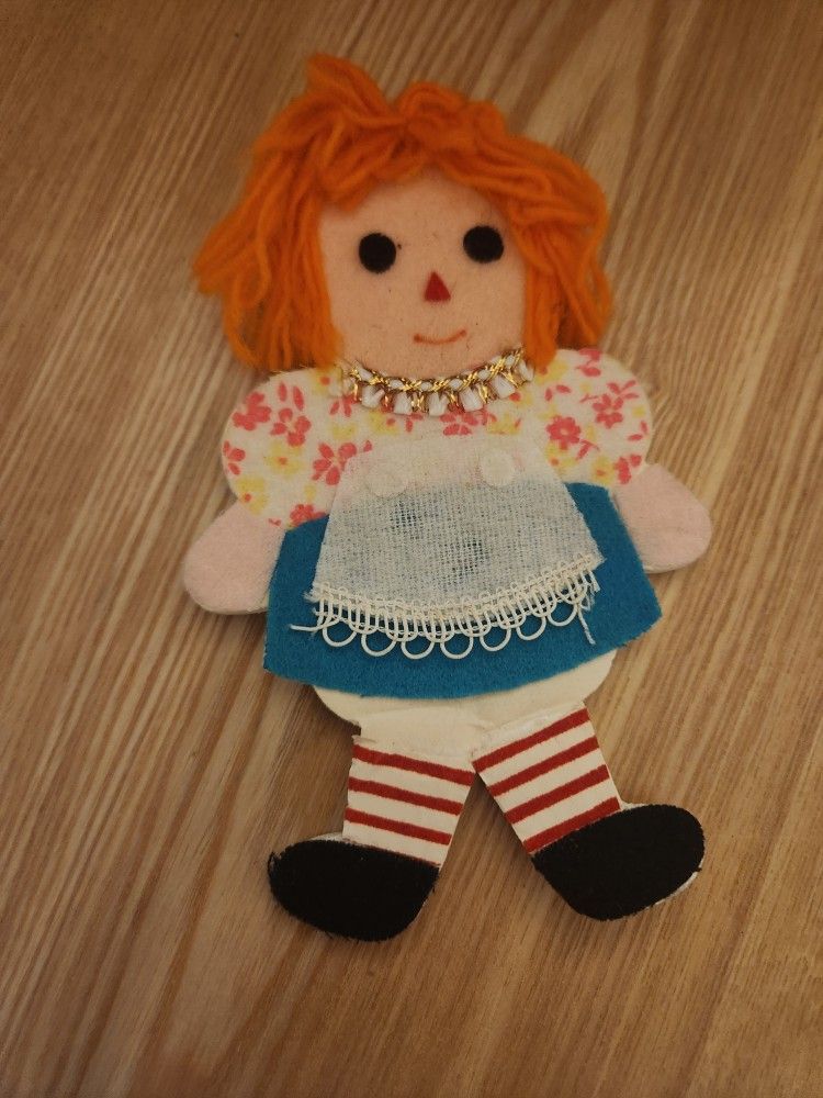 Vintage Raggedy Ann Foam Doll
