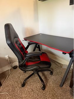 Gaming Chair and Desk