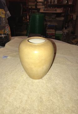 Cream/Light Brown Vase/Flower Pot - 10$