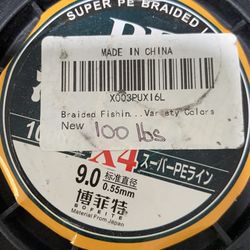 1000m Fishing Line PE 100lbs Super Braid