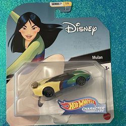 Hot Wheels Character Cars - Disney Series 7 Mulan 1/6 