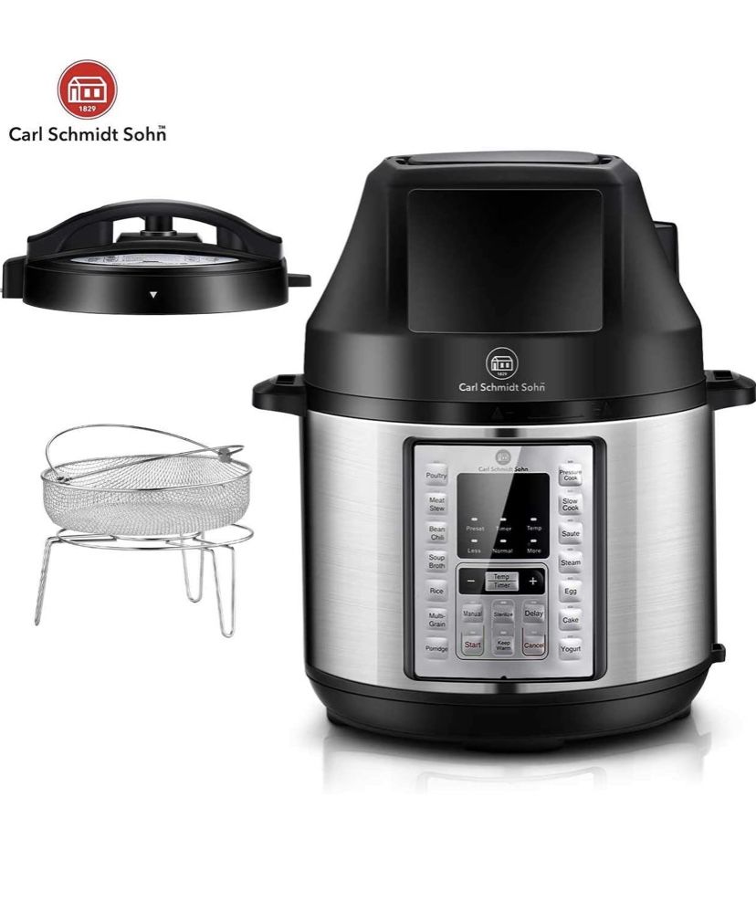 1829CSS Pressure Cooker and Air Fryer Combos 21 in