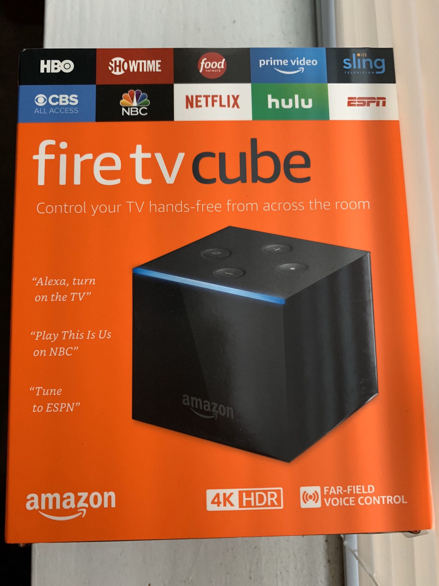 Fire Tv Cube hands free with Alexa 4kHDR