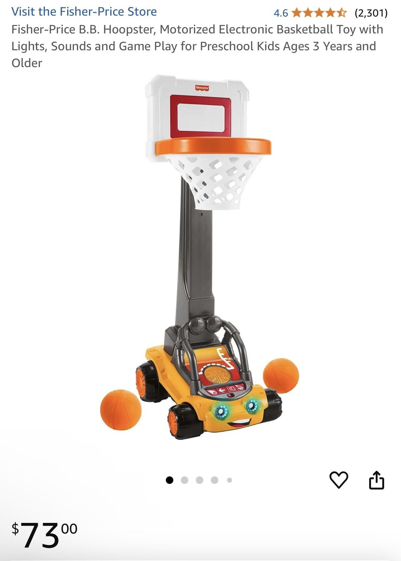 Fisher Price BB Hoopster