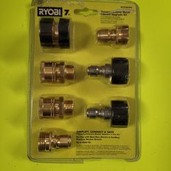 Ryobi 7 Pc Pressure Washer Quick Connnect Upgrade Kit