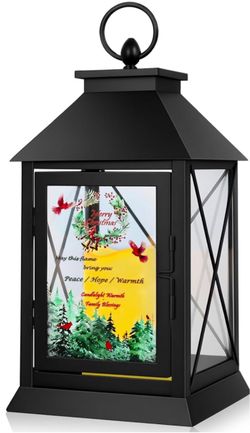 Lantern flickering led candle