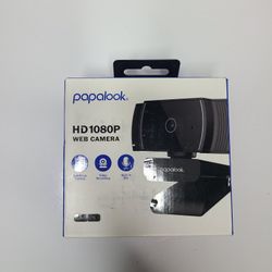 Webcam 1080P Full HD, PAPALOOK AF925 Computer Camera