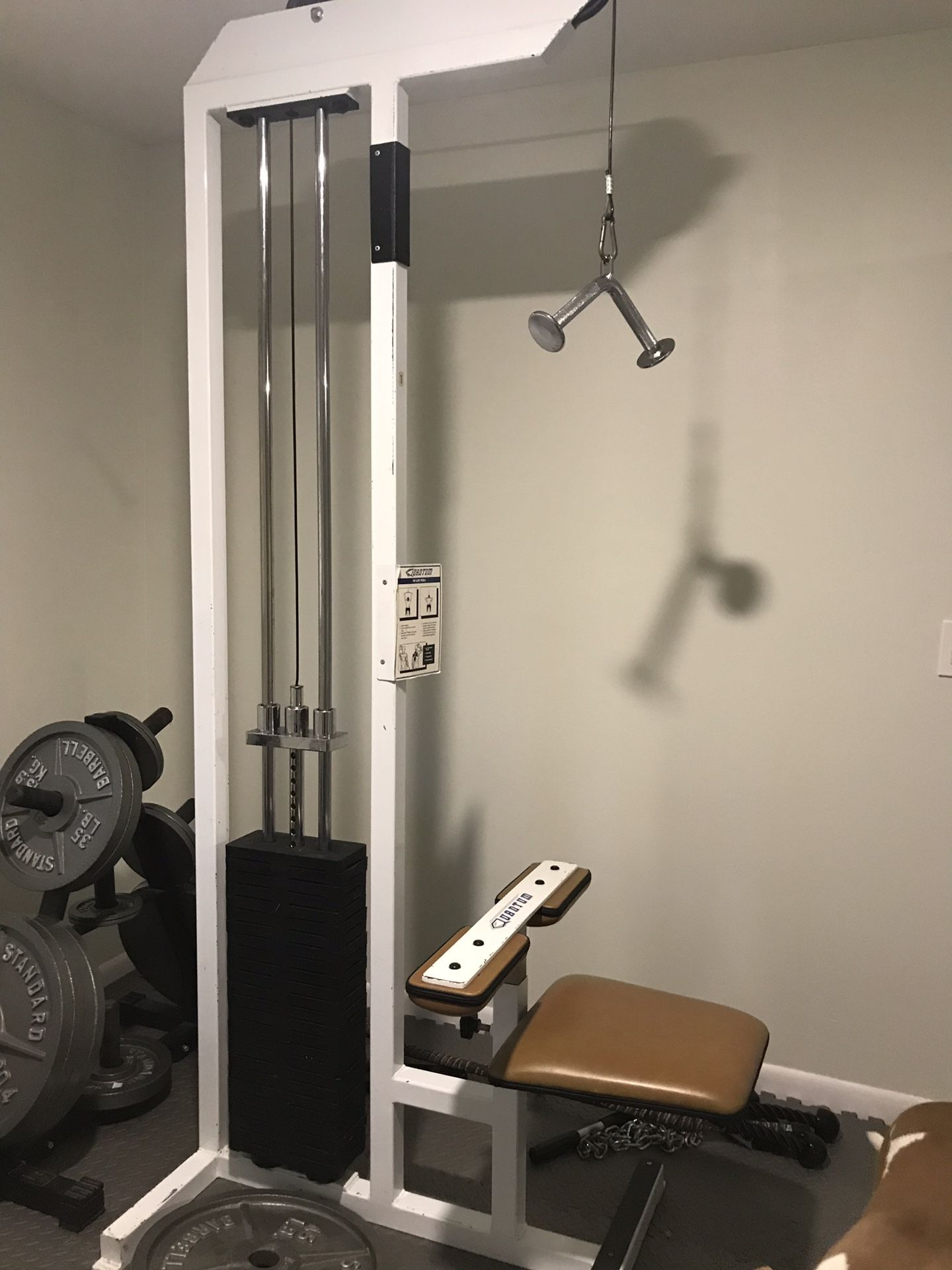 Quantum Lat pull down machine