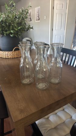 New (24) large glass containers $20