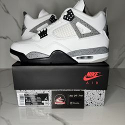 Brand New Jordan 4 White Cement Size 9M