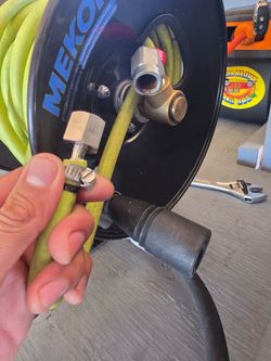 Pressure washer hose reel