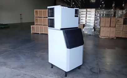 NSF 700 LBS Half Square Ice Maker Machine SK-729+B445 Bin