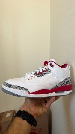 🔥 Air Jordan 3 “Cardinal Red” – Size 11 🔥