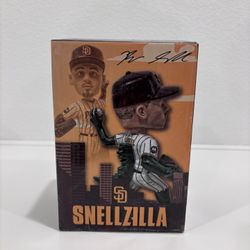 SNELLZILLA San Diego Padres Bobblehead Blake Snell Theme Game 7/28/23