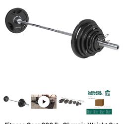 Fitness Gear 300lb weight set