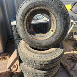 Mobile home tires.