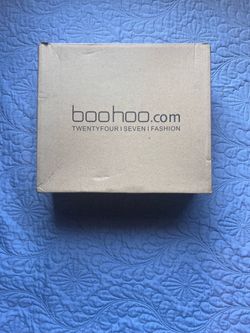 Black boohoo women high heels