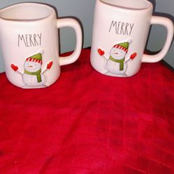 Rae Dunn Christmas Mugs
