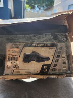 Traxion lite adidas golf shoes size thirteen