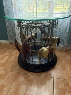 Horse End Table