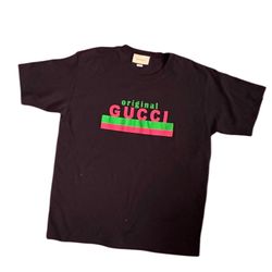 🟢 AUTHENTIC Gucci “Original Gucci” Logo Tee — Black