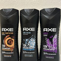 3 Axe Body Wash $10 Or $4 Each