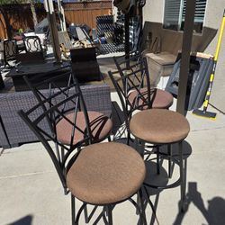 4 Barstools 28" At The Seat