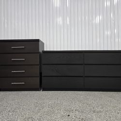 Dresser & Chest Of Drawers Set 