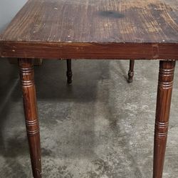 Solid Wood Desk With Drawer