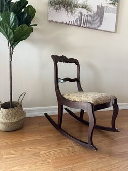 Vintage Antique 1921 Charlotte Chair Co. Rocking Chair