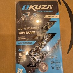 Pack of 3 10" chainsaw chain