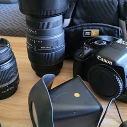 Canon T2i Rebel W/ Lens, Accessories 