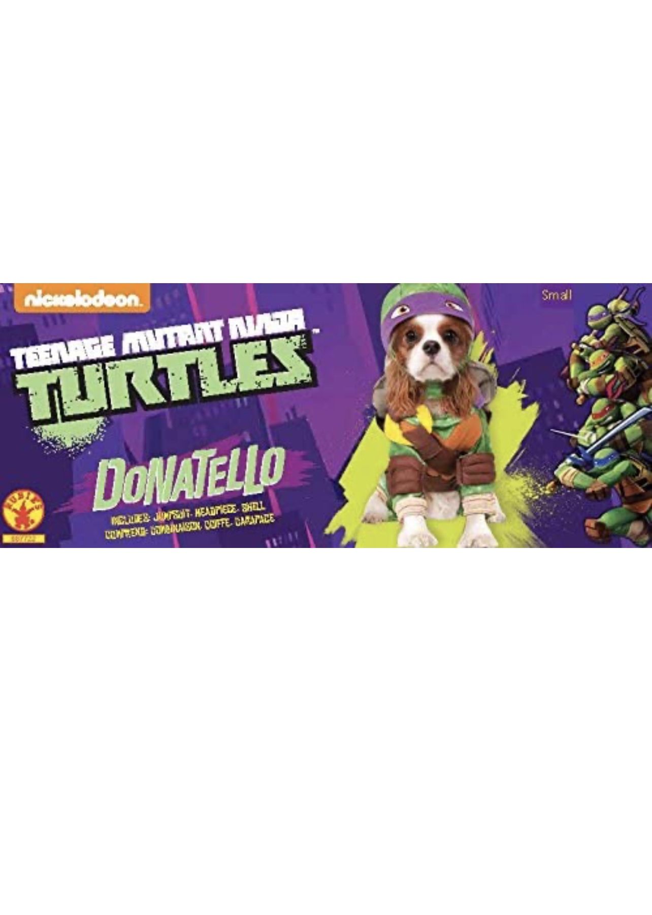 Teenage Mutant Ninja Turtle pet costume