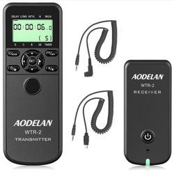 AODELAN Camera Intervalometer Wireless Shutter Release Timer Remote Control for Sony Cameras