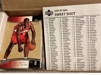 2004-05 Upper Deck Sweet Shot Basketball Complete Base Set of Cards 1-90