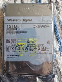 WD 12tb internal hdd