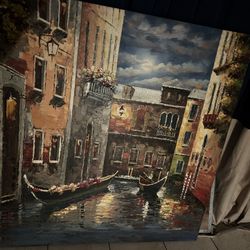 Giant Painting Of Sicily Italy 