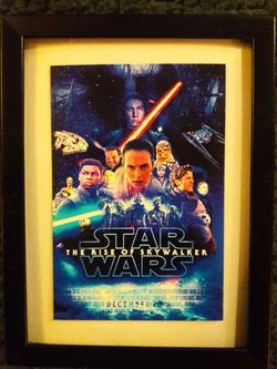 NEW STAR WARS FRAMED POSTER PICTURE
